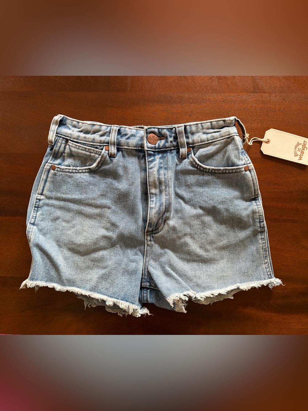 NWT Wrangler x Billabong Showdown Denim cut off shorts